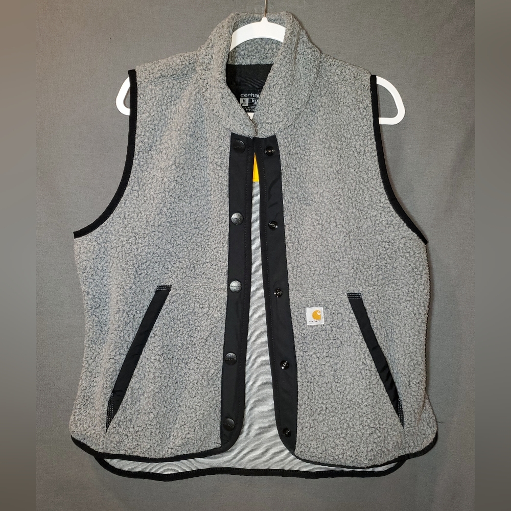 Carhart Relaxed Fit Fleece Snap Front Vest (M)